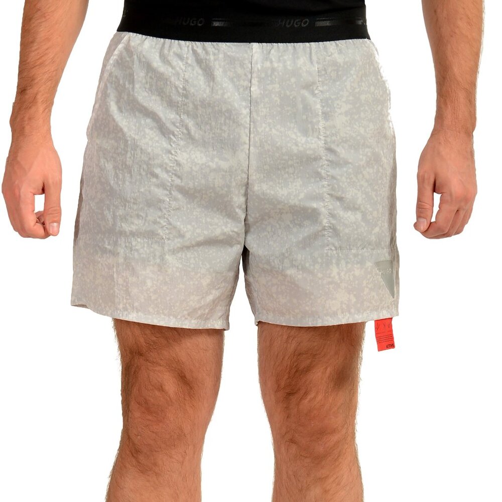 Hugo Boss Men's "Dolidorio_XP222" Multi-Color Swim Board Shorts US L IT 52